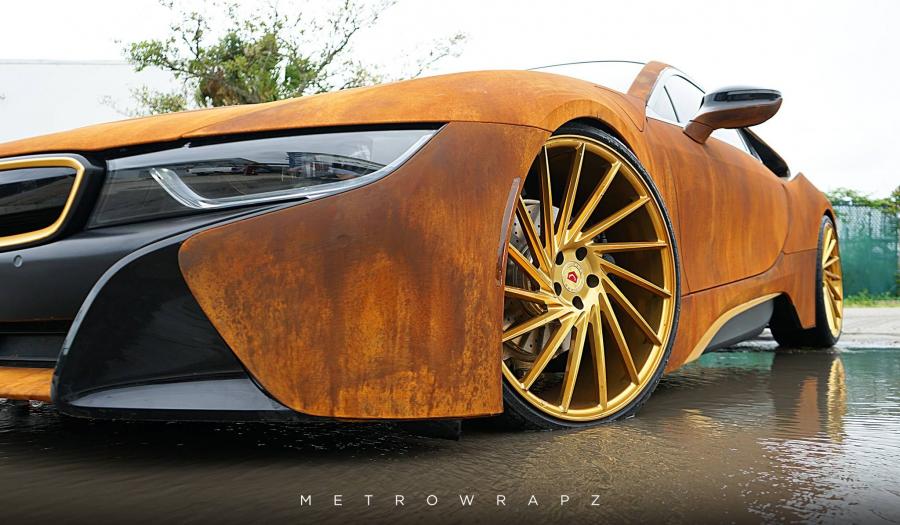  BMW i8 Austin Mahone Rusted by MetroWrapz 2016 года  (фото 8 из 8)